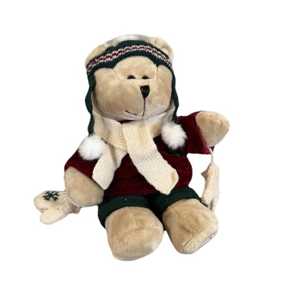 2005 Starbucks Bearista Brown Bear Winter 42nd EDITION 10” Stuffed Teddy - Picture 1 of 10